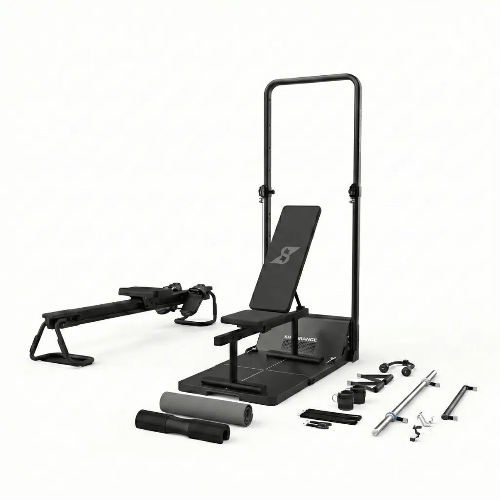 Academia em Casa Multifuncional 8 em 1 com 12 acessórios Bivolt - Com Tela - Imagem 7