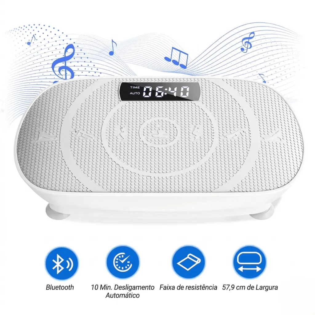 Plataforma Vibratória Portátil para Corpo Inteiro
