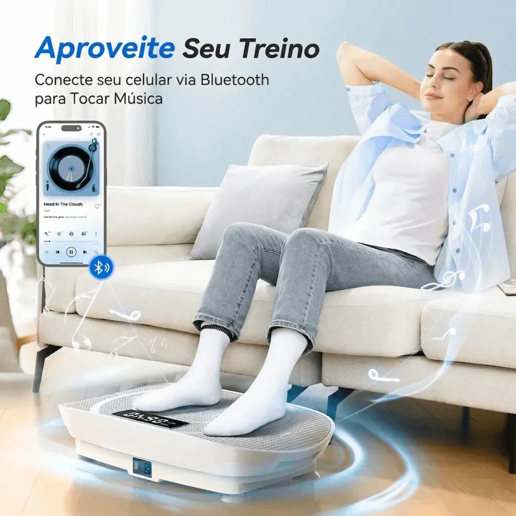 Plataforma Vibratória Portátil para Corpo Inteiro