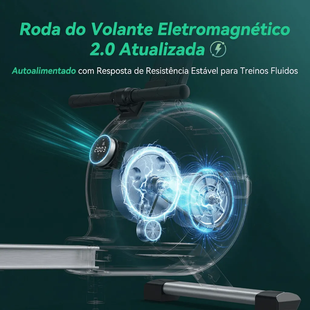 Remo Inteligente Profissional para Treino Completo em Casa - Com tela - Imagem 7