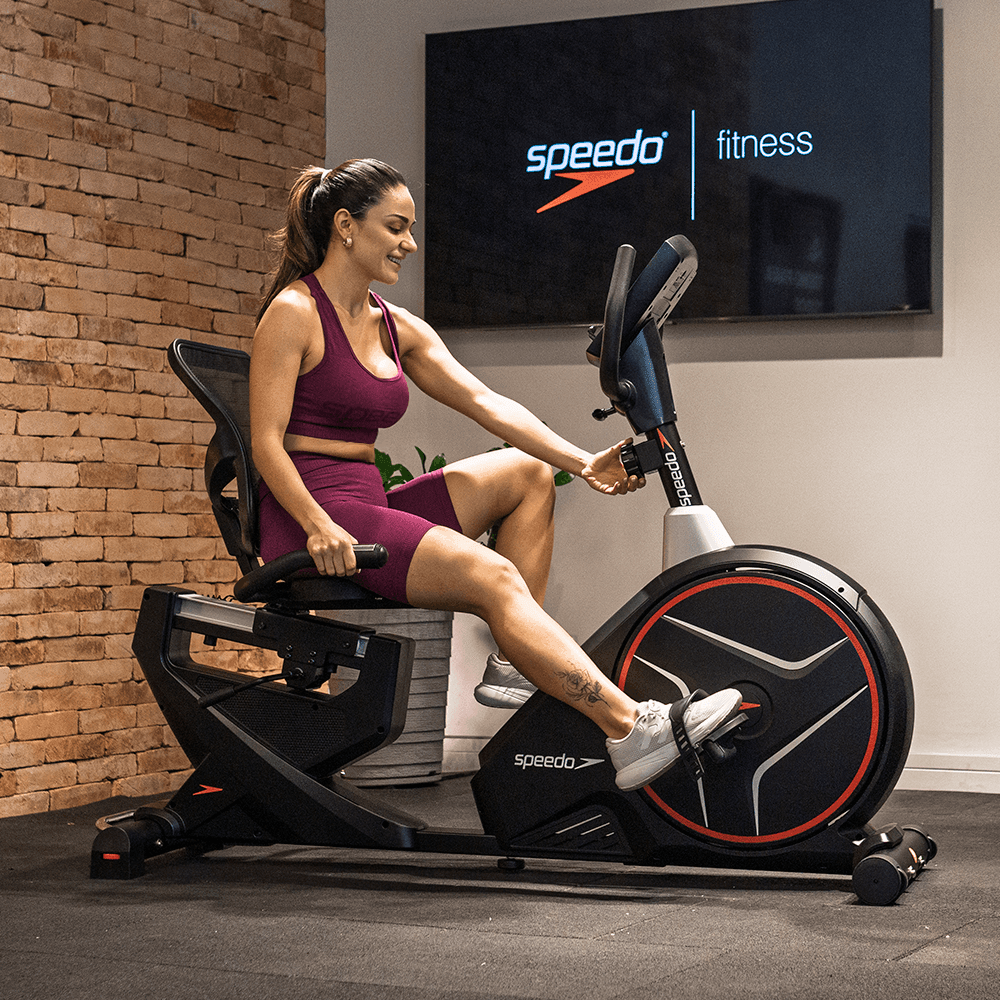 Bicicleta Horizontal Speedo R35 - Resistência Magnética - Imagem 9