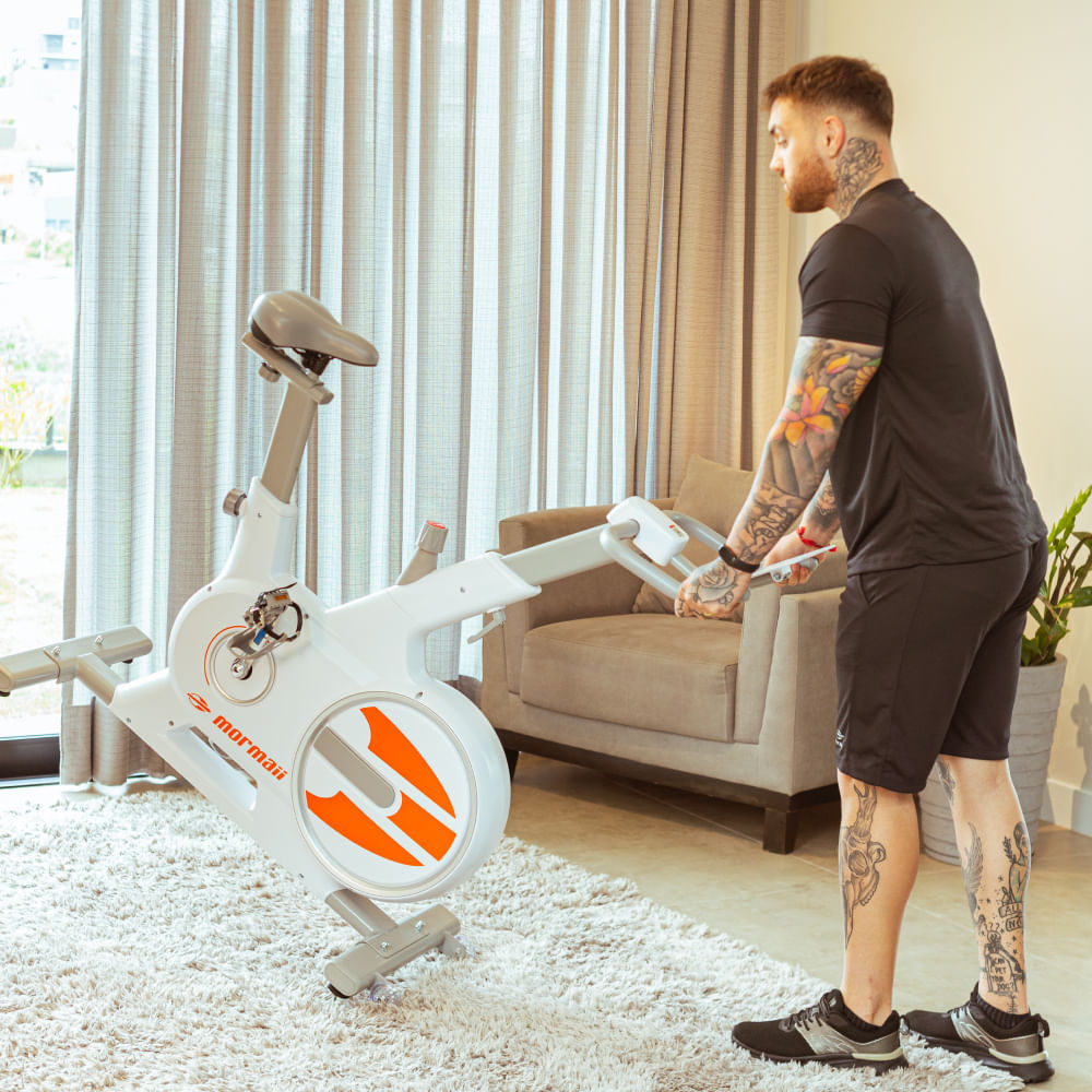 Bicicleta Spinning Mormaii Soft-Ride - Conexão Bluetooth - Imagem 9