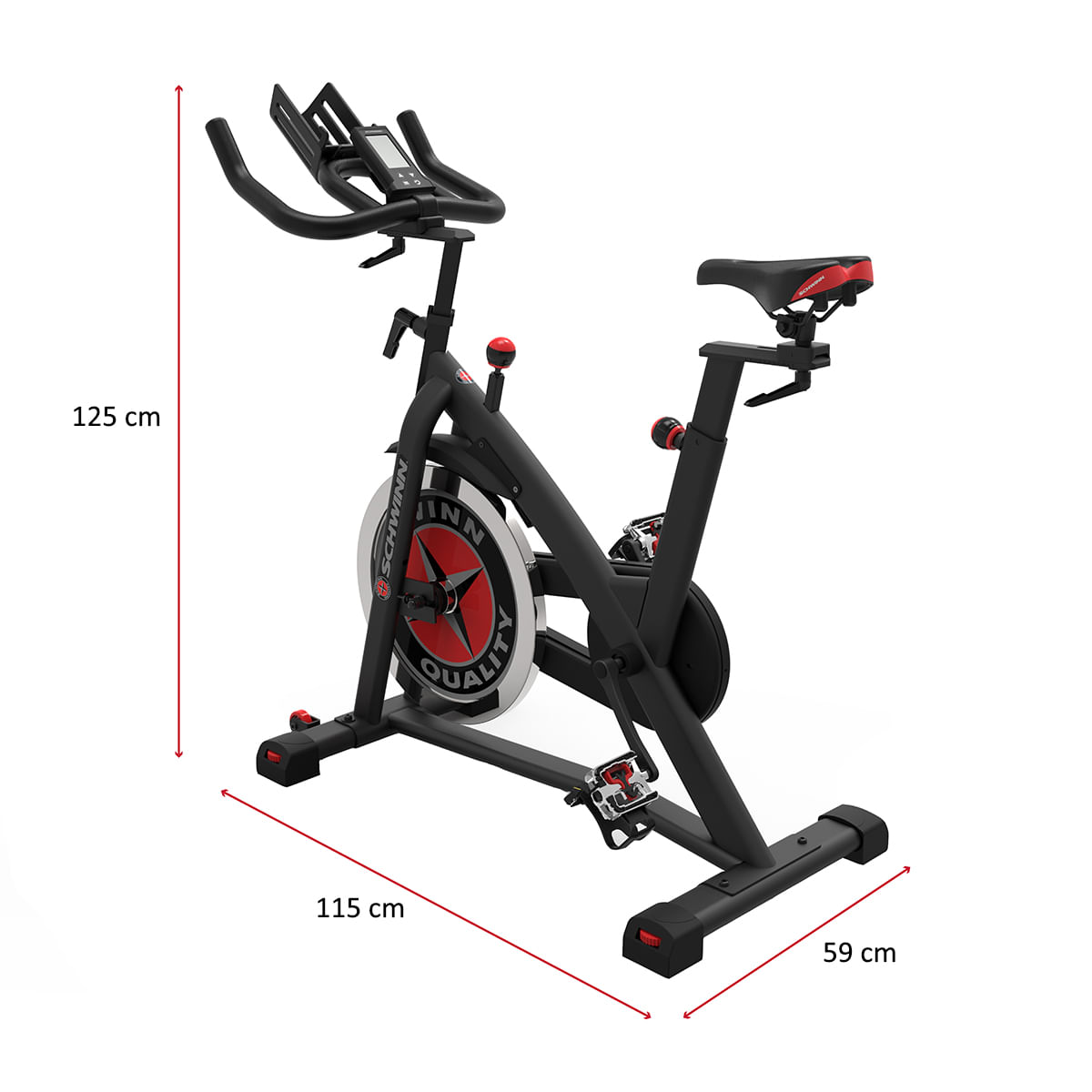 Bicicleta Spinning Schwinn IC3 / IC7 / 700IC - Semi-profissional - Imagem 6
