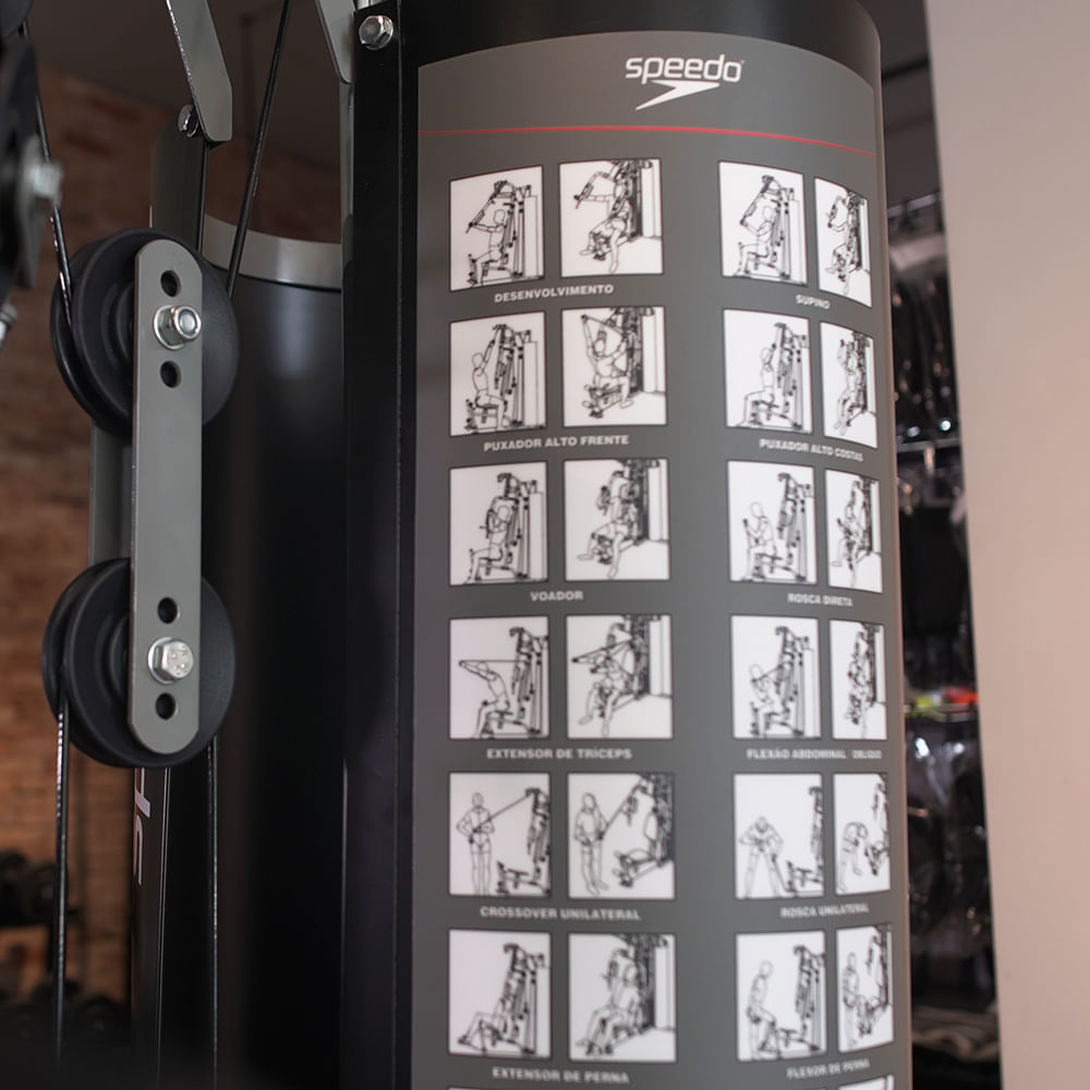Estação de Musculação Speedo Multi 2 - Compacto e Completo - Imagem 5