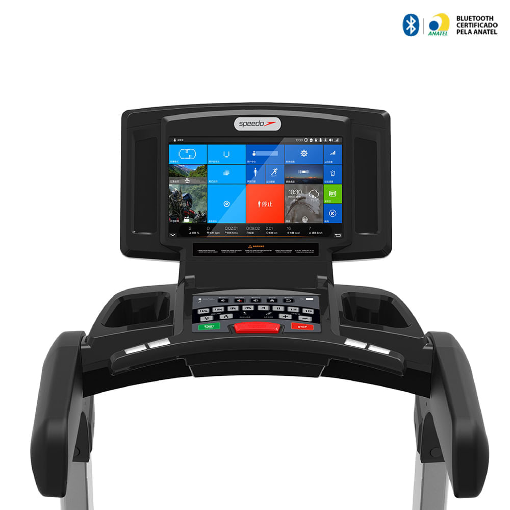 Esteira Ergométrica Speedo TR9+ - Touch Screen 15" e Wi-Fi - Imagem 2