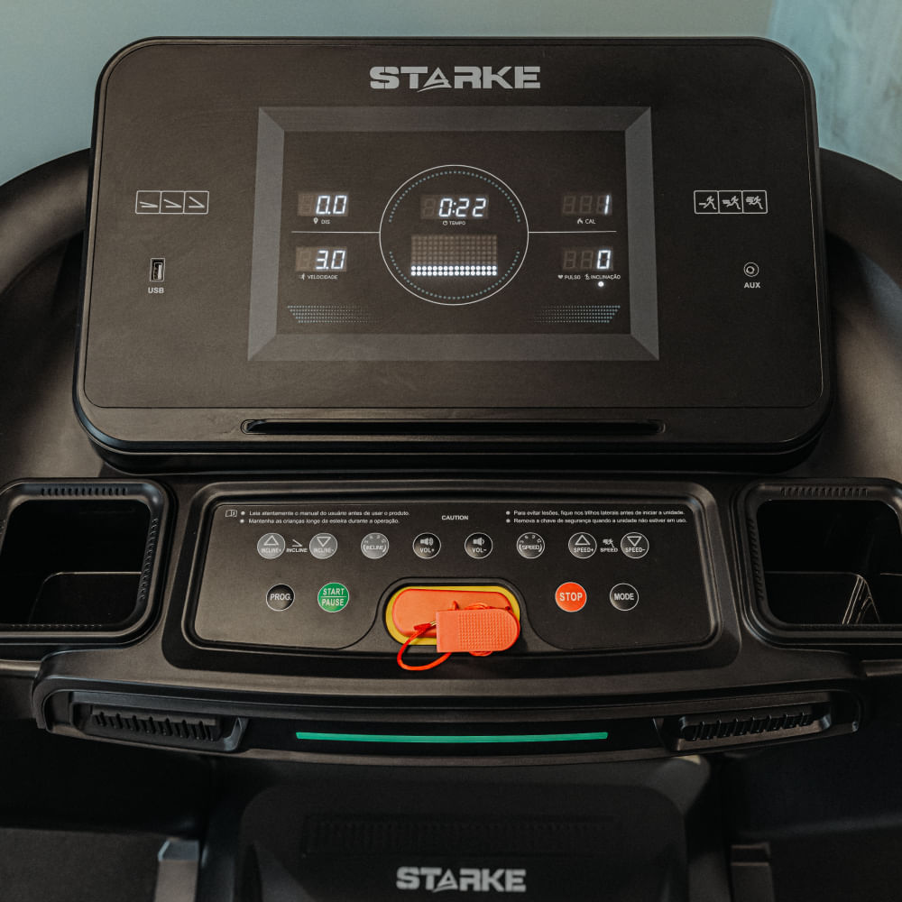 Esteira Ergométrica Starke Pro 6.5 - Maior superfície de corrida - Imagem 9