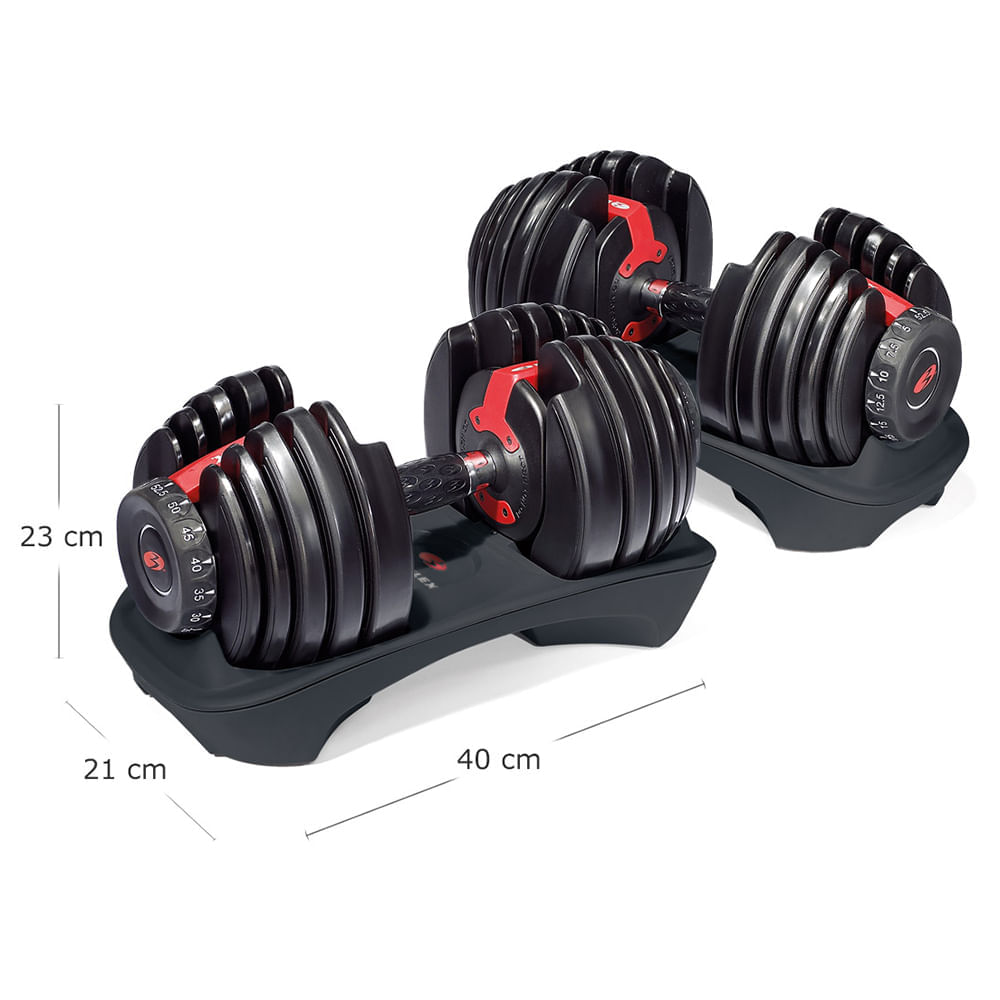 Halter Regulável Bowflex SelectTech 552 - 2 a 24 kg - Par - Imagem 5