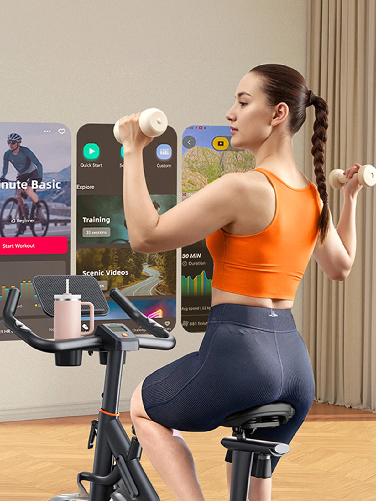 Bicicleta Ergométrica Smart Magnetic 6K | Resistência Magnética Potente | Banco Ultra Soft | Suporta 160 Kg - Imagem 9