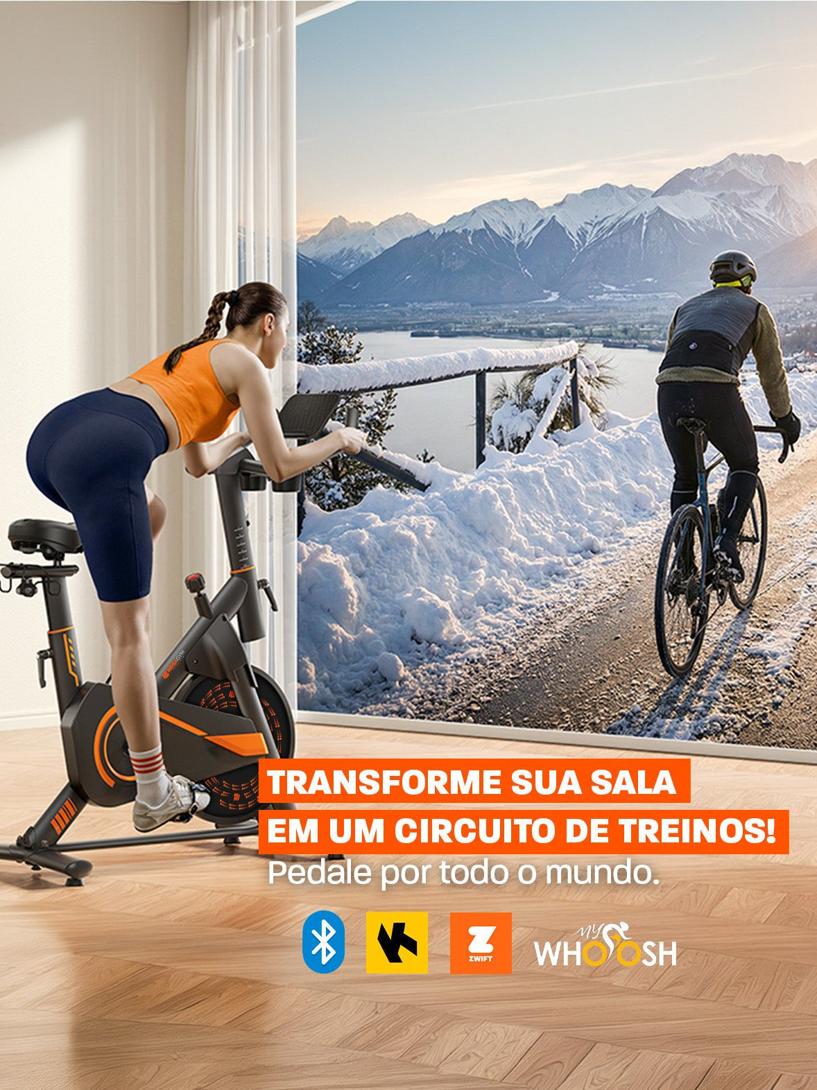 Bicicleta Ergométrica Smart Magnetic 6K | Resistência Magnética Potente | Banco Ultra Soft | Suporta 160 Kg - Imagem 7