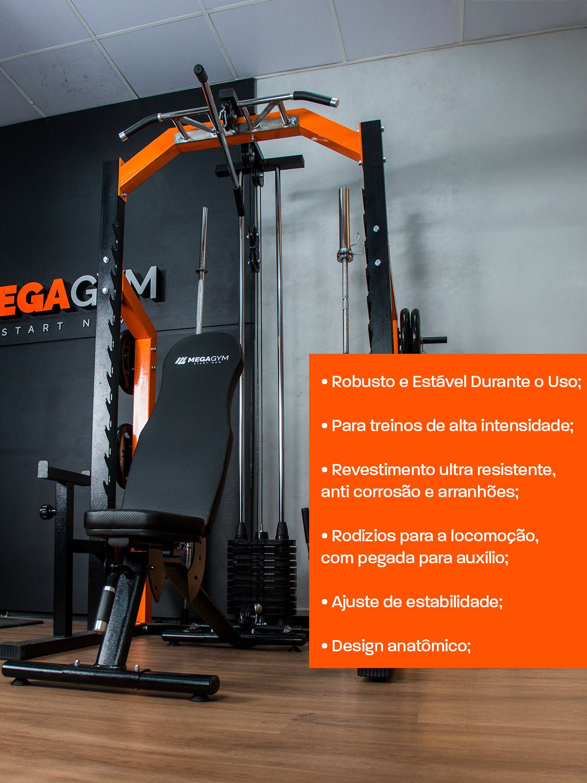 Banco Livre Ajustável Profissional M1 - Imagem 2