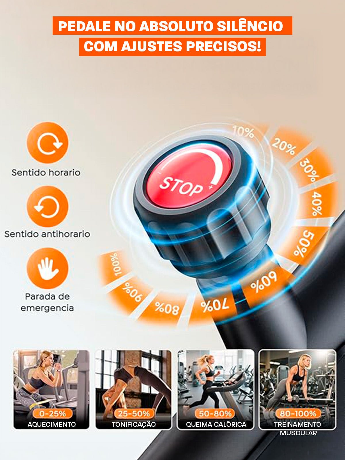 Bicicleta Ergométrica Smart Magnetic 6K | Resistência Magnética Potente | Banco Ultra Soft | Suporta 160 Kg - Imagem 11