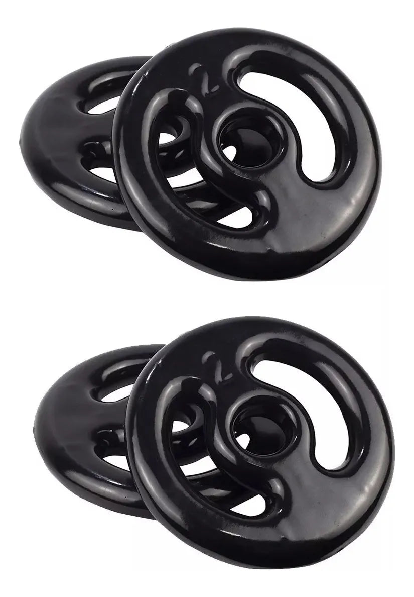 Kit Treino Musculação Par Halter Maciço + 20kg Anilha Emborrachada - Imagem 6