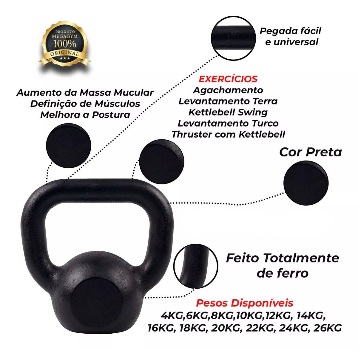 Kettlebell Pintado - Imagem 5