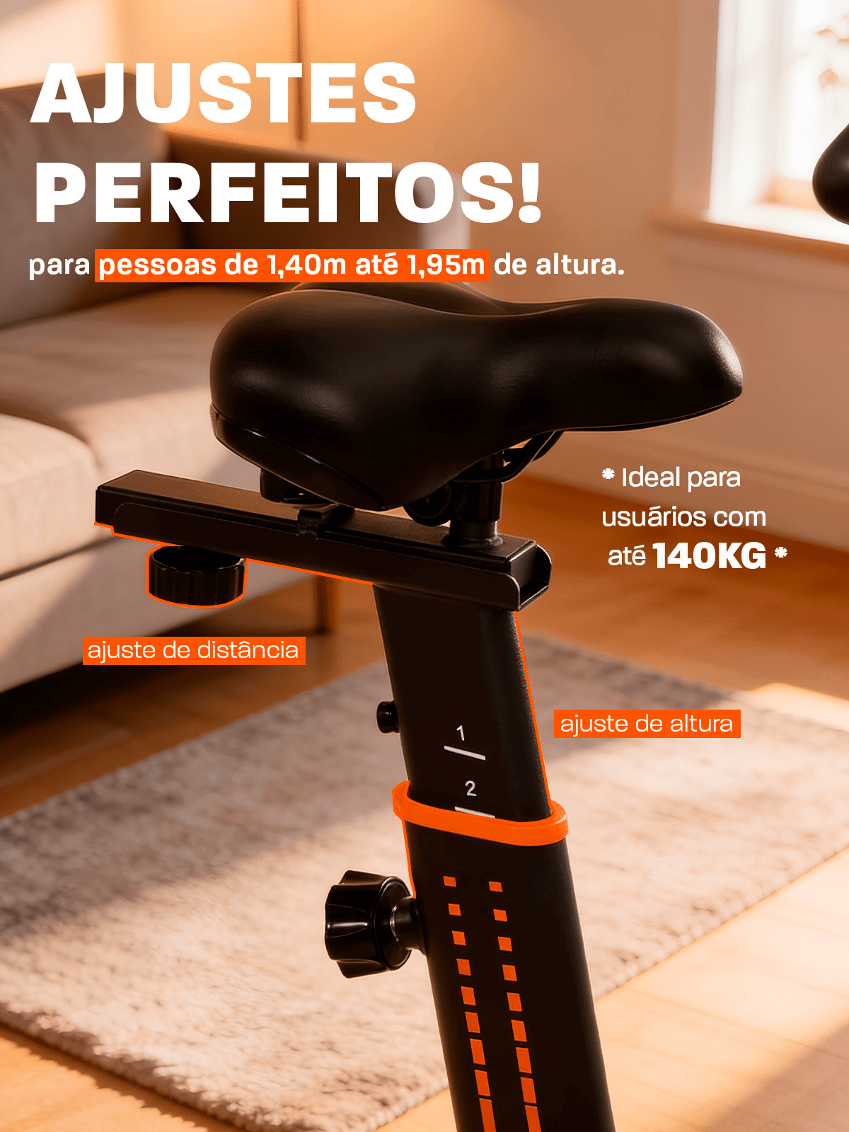 Bicicleta Ergométrica Bike Mega Spinning 10K - Imagem 12