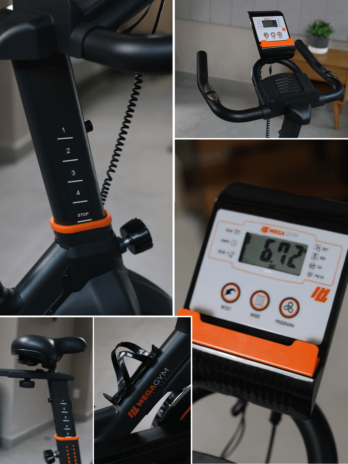 Bicicleta Ergométrica Bike Mega Spinning 10K - Imagem 9