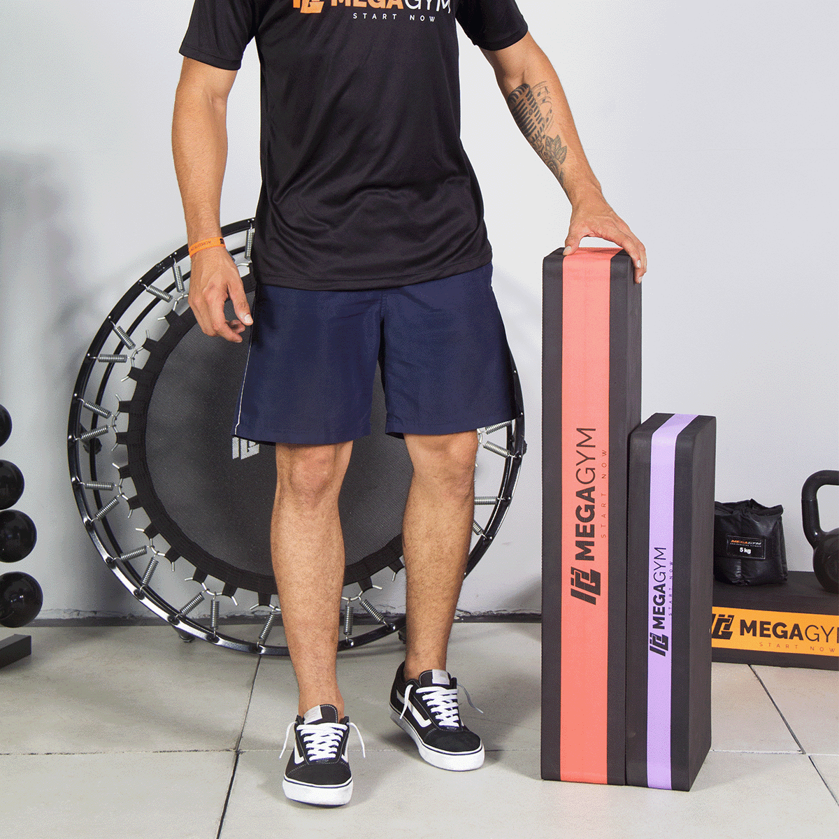 Step Profissional De EVA 90X28X14 Para Treino Aeróbico Musculação - Imagem 5