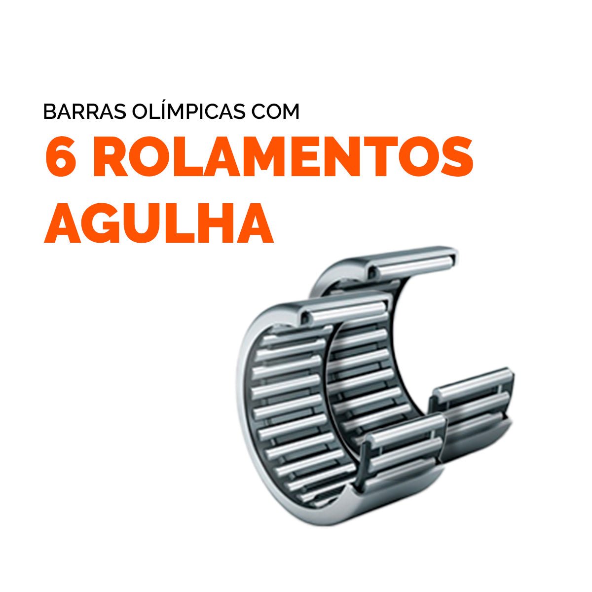 Barra Olímpica Cromada - Imagem 6