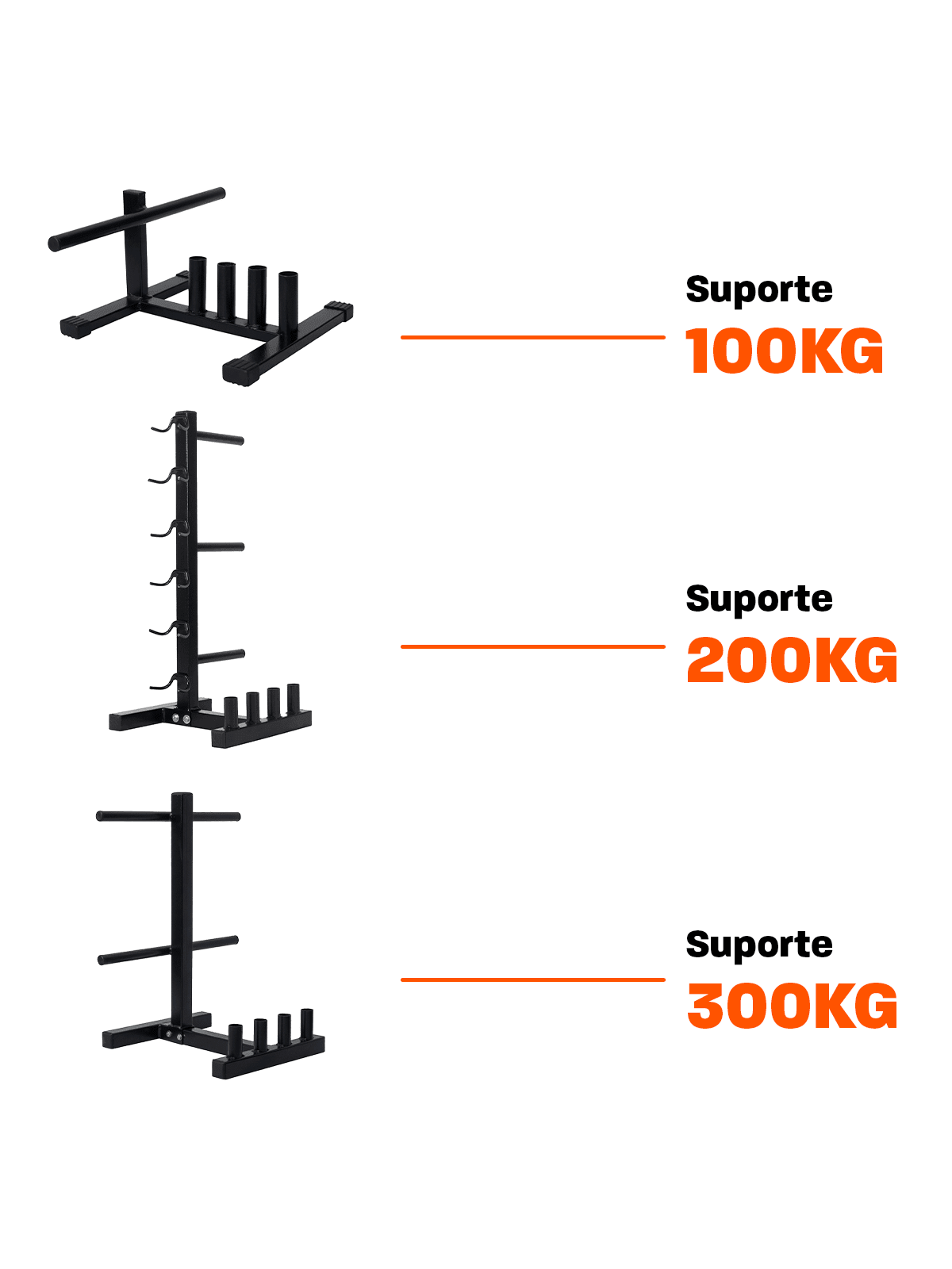 Suporte Expositor De Anilhas Barras E Halteres - Imagem 2
