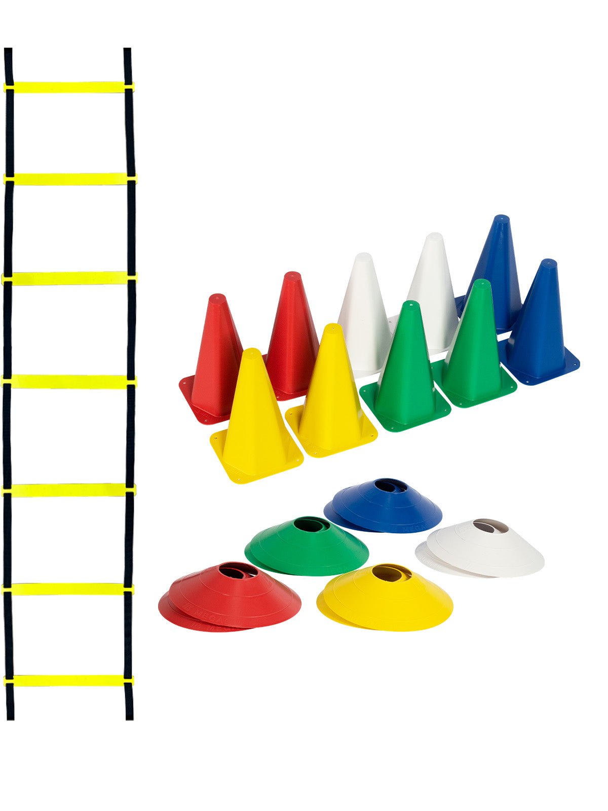 Kit Funcional Agilidade Cones + Chapéus + Escada Para Treino Completo - Imagem 7