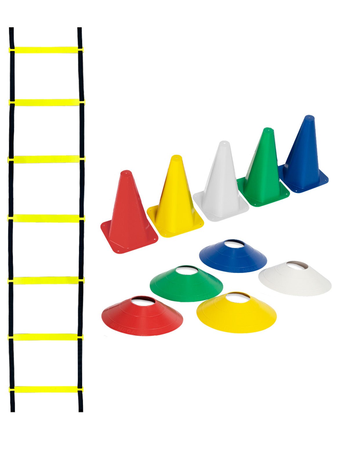 Kit Funcional Agilidade Cones + Chapéus + Escada Para Treino Completo - Imagem 8