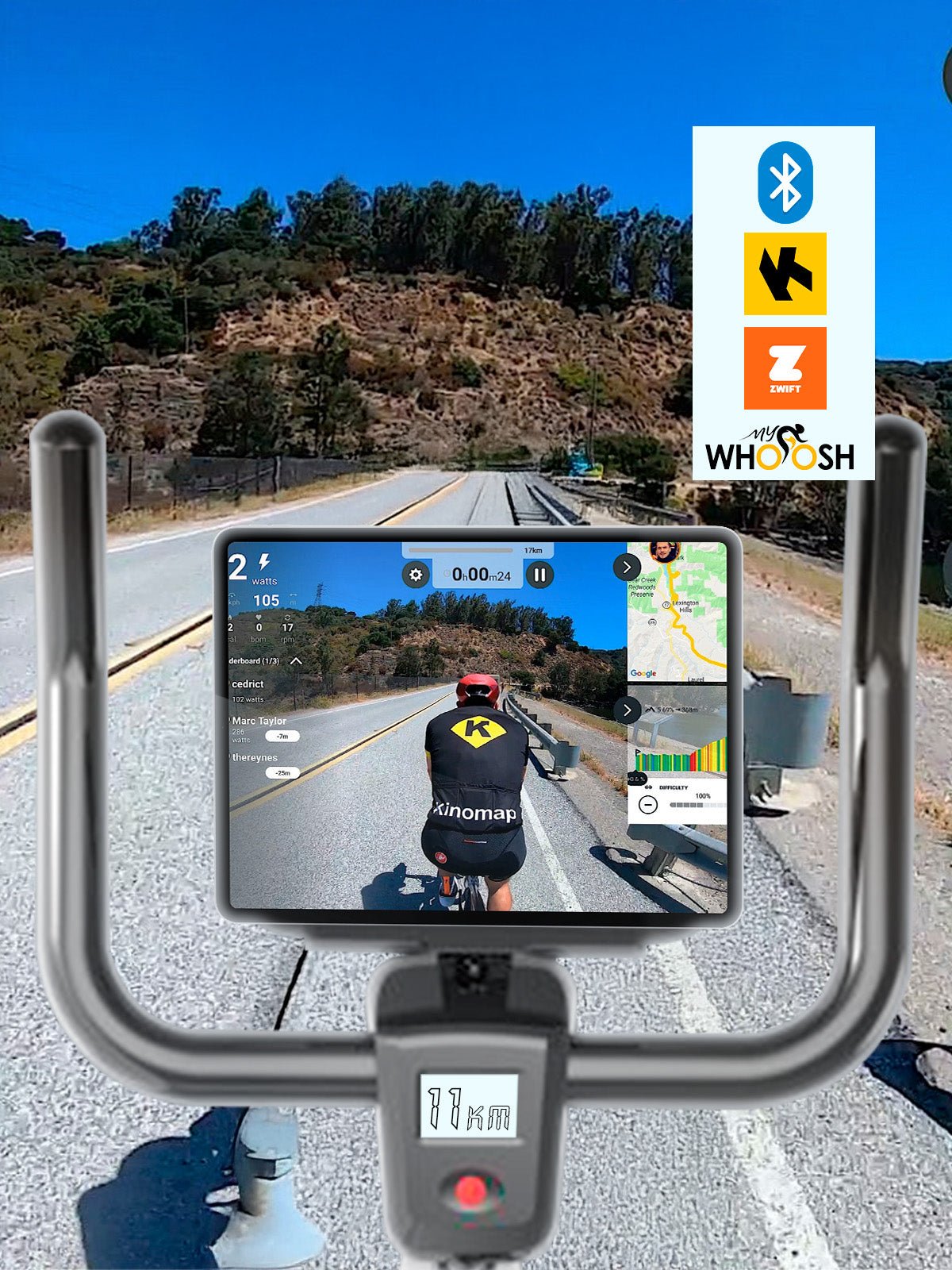 Bicicleta Ergométrica Smart Bike Magnetic RatoFitness - Imagem 6