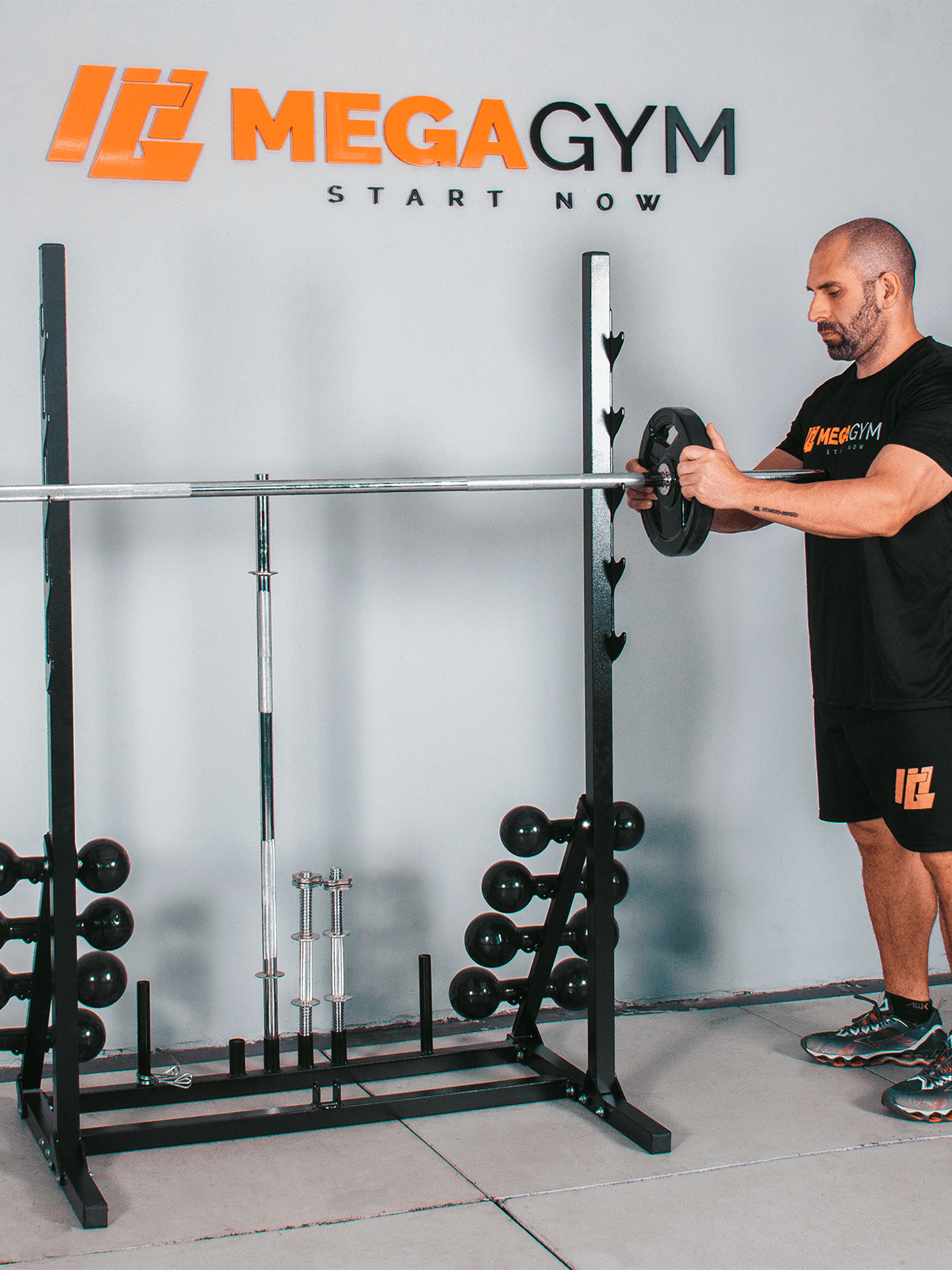 Rack Expositor De Anilhas Barras e Halteres - Imagem 7