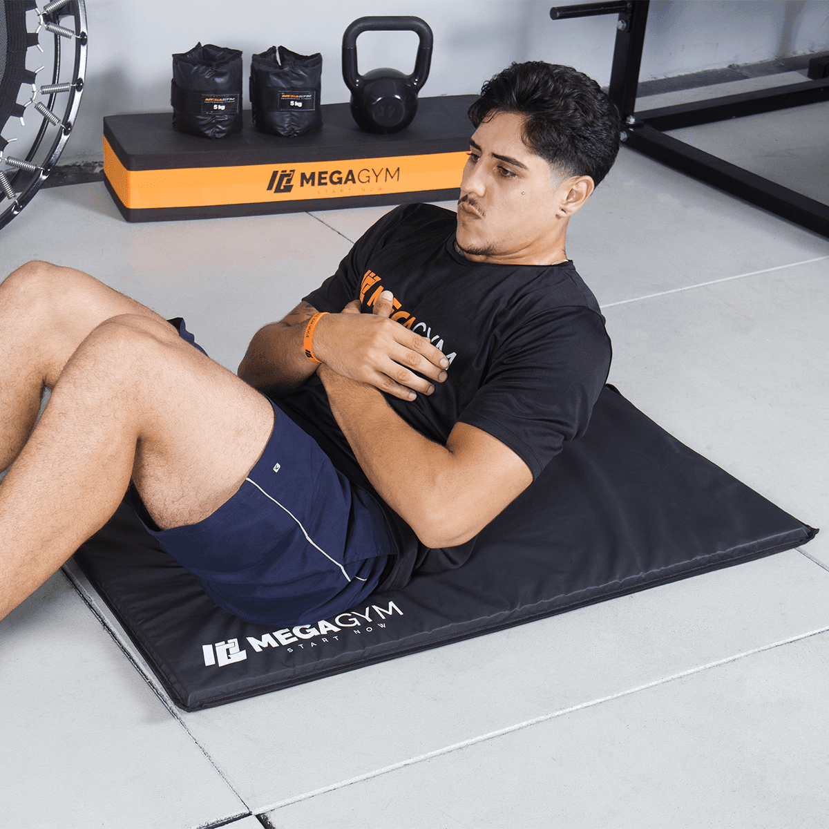 Colchonete De Academia 90x45x2 Para Treino Pilates Funcional - Imagem 8