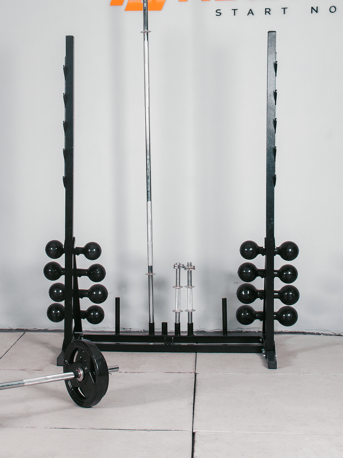 Rack Expositor De Anilhas Barras e Halteres - Imagem 9