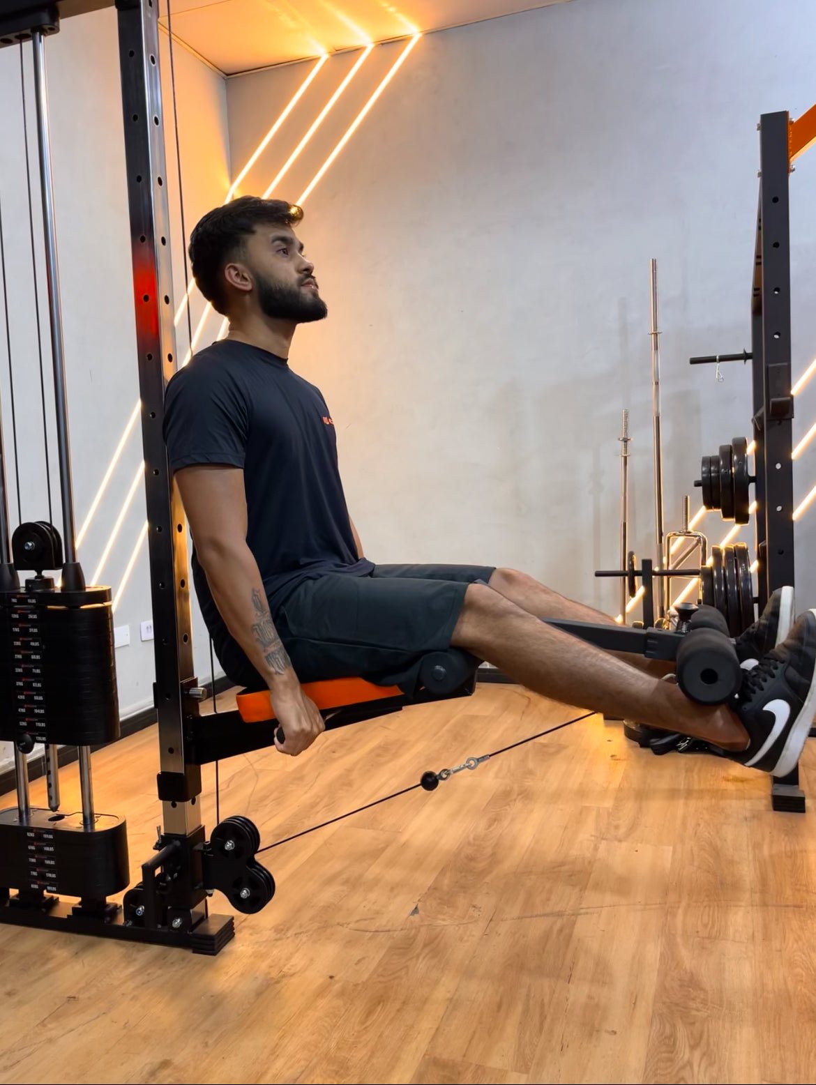 Cadeira Extensora Para Estação De Musculação MegaRack Crossover - Imagem 2