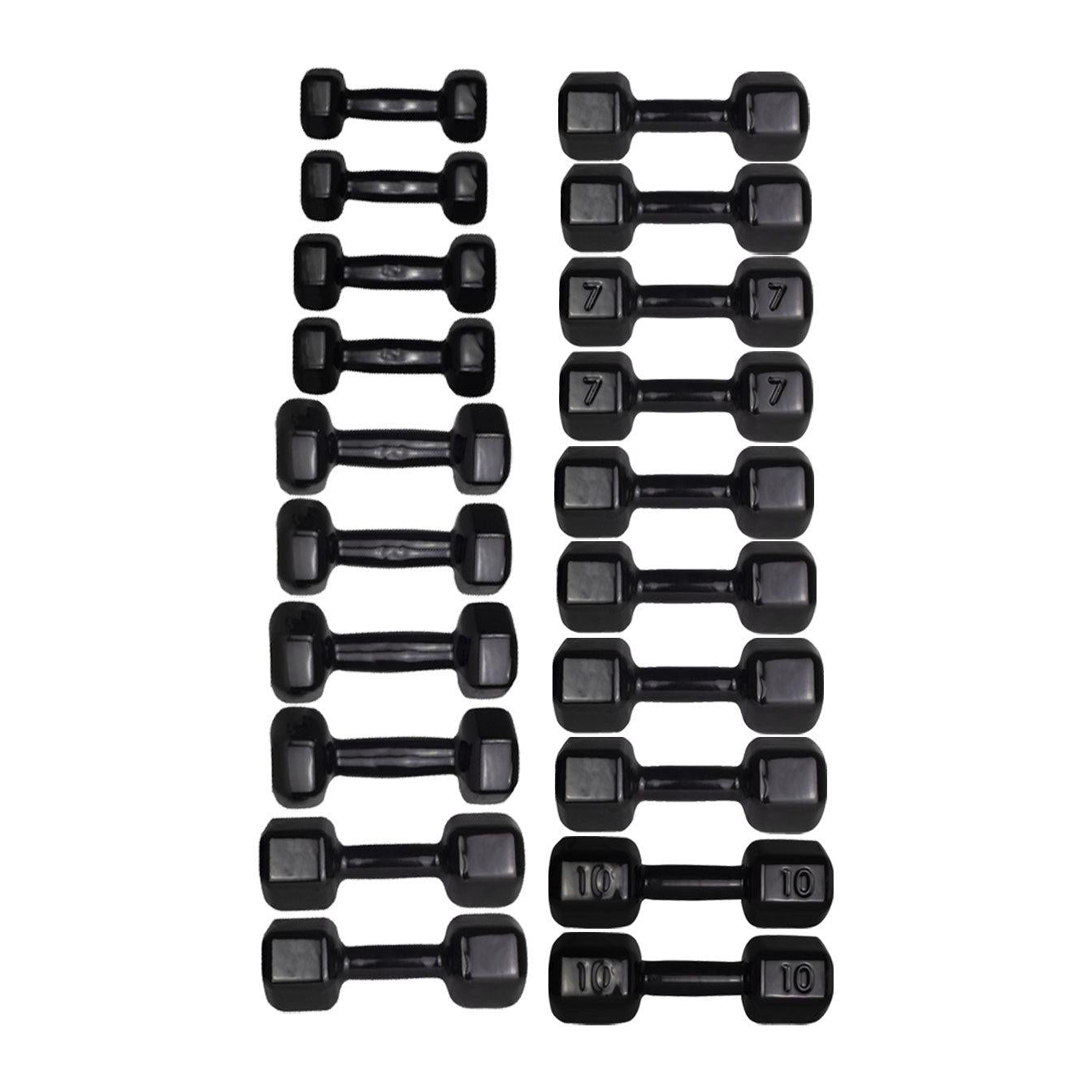 Kit Jogo De Halteres Dumbbells Sextavados - Imagem 9