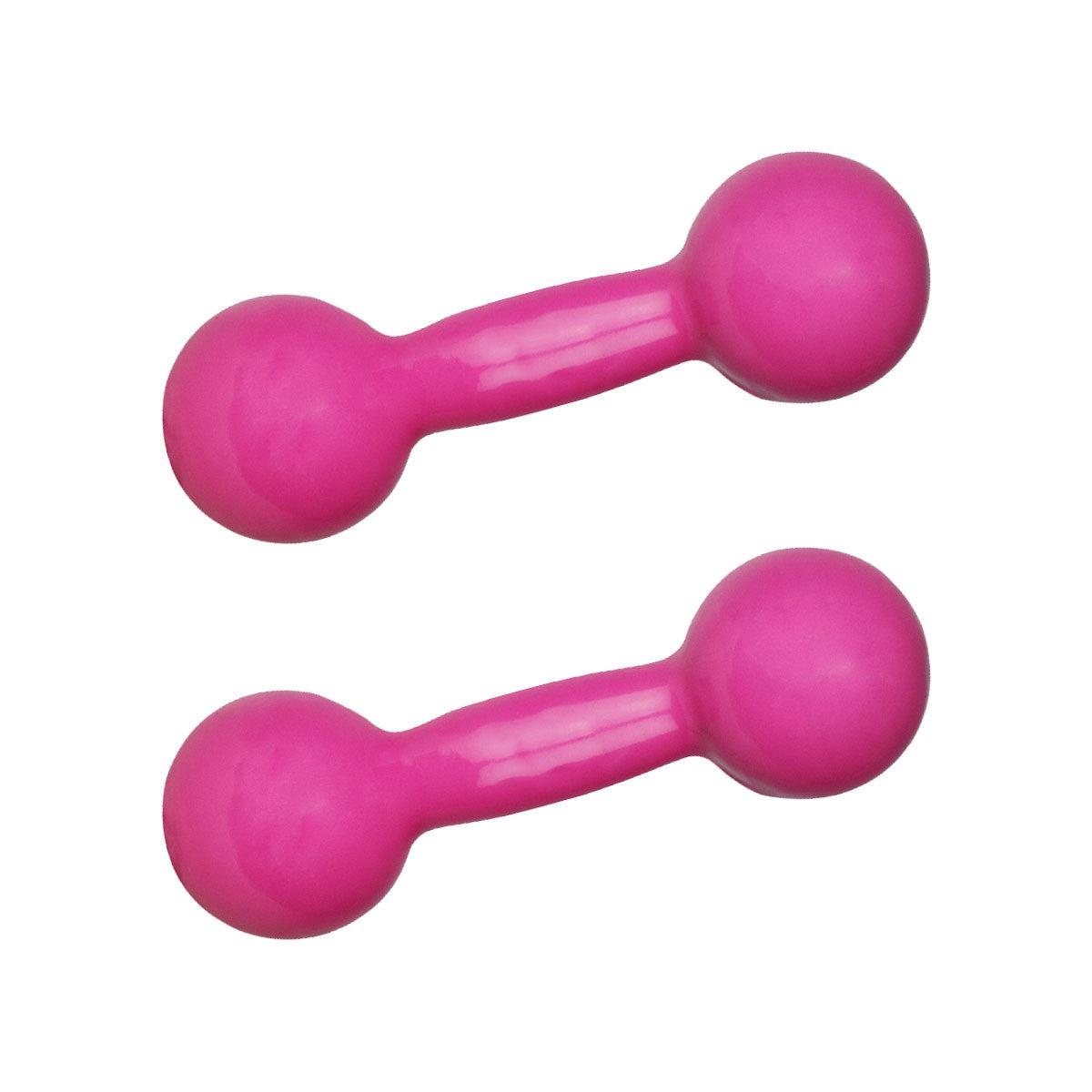 Kit Treino Com Par de Halteres Bola Emborrachados 1-2kg - Imagem 3