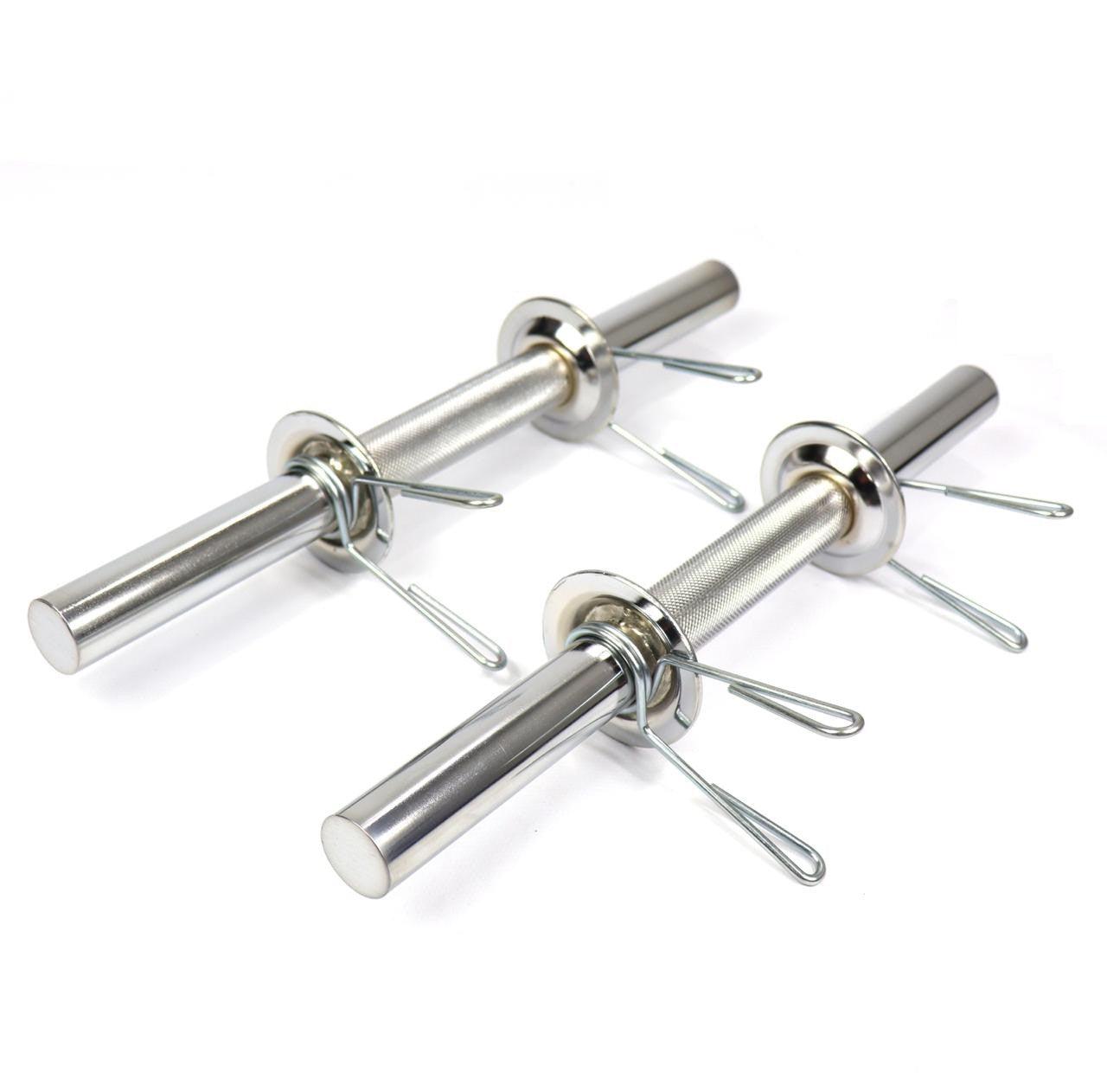 Kit Treino Com Par Halteres Barra 40cm + 24kg Anilhas Sport Emborrachadas - Imagem 5