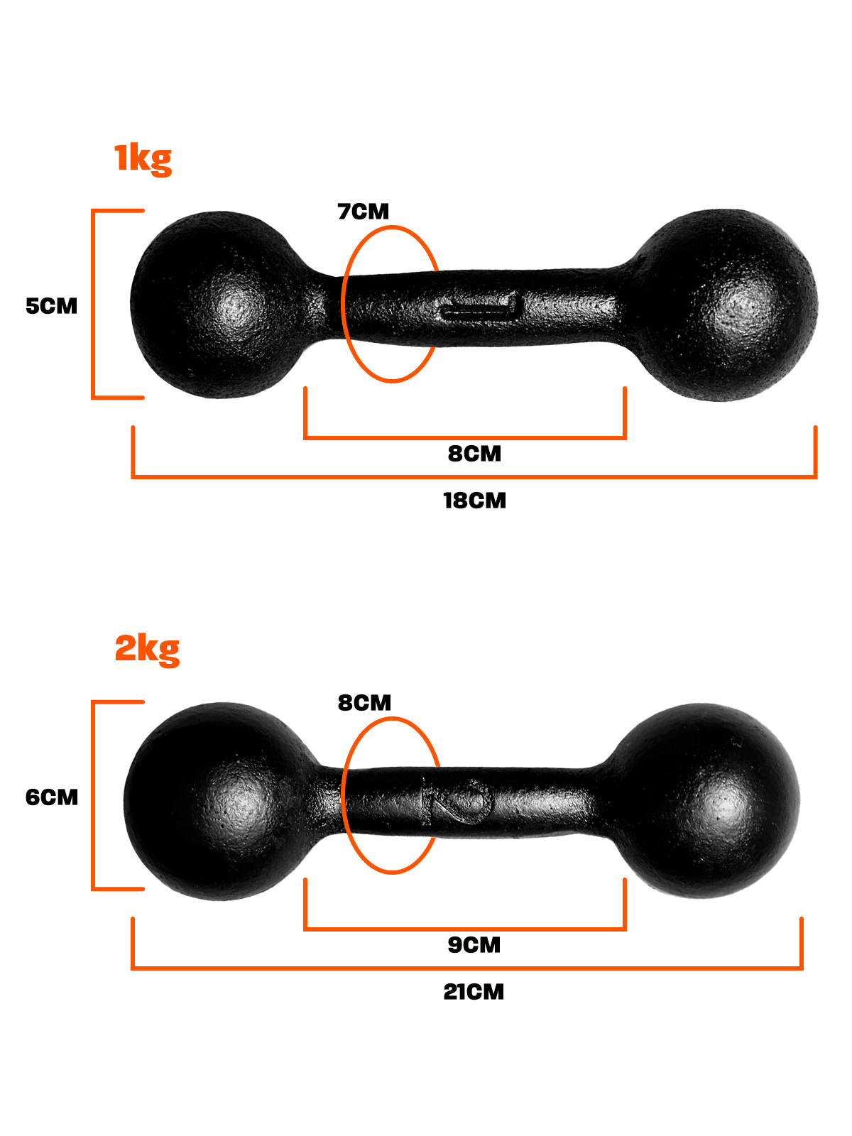 Halter Dumbbell Bola Pintado - Imagem 7