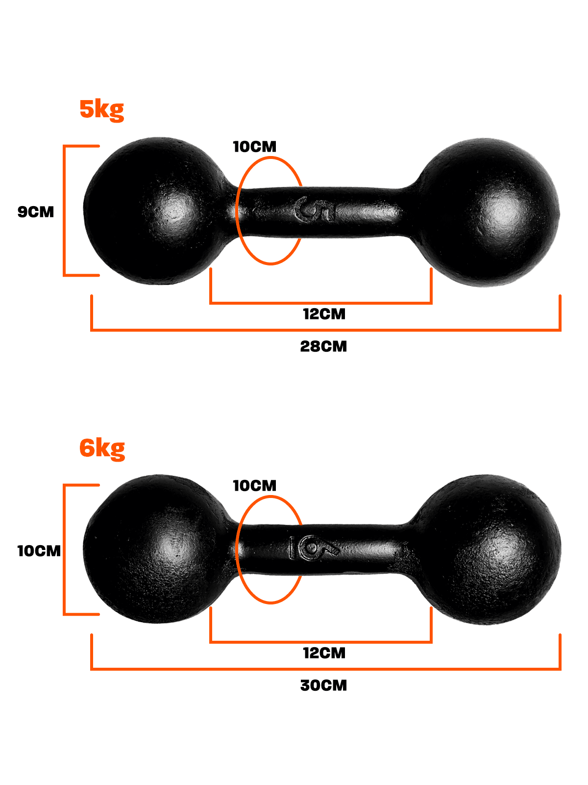Halter Dumbbell Bola Pintado - Imagem 9