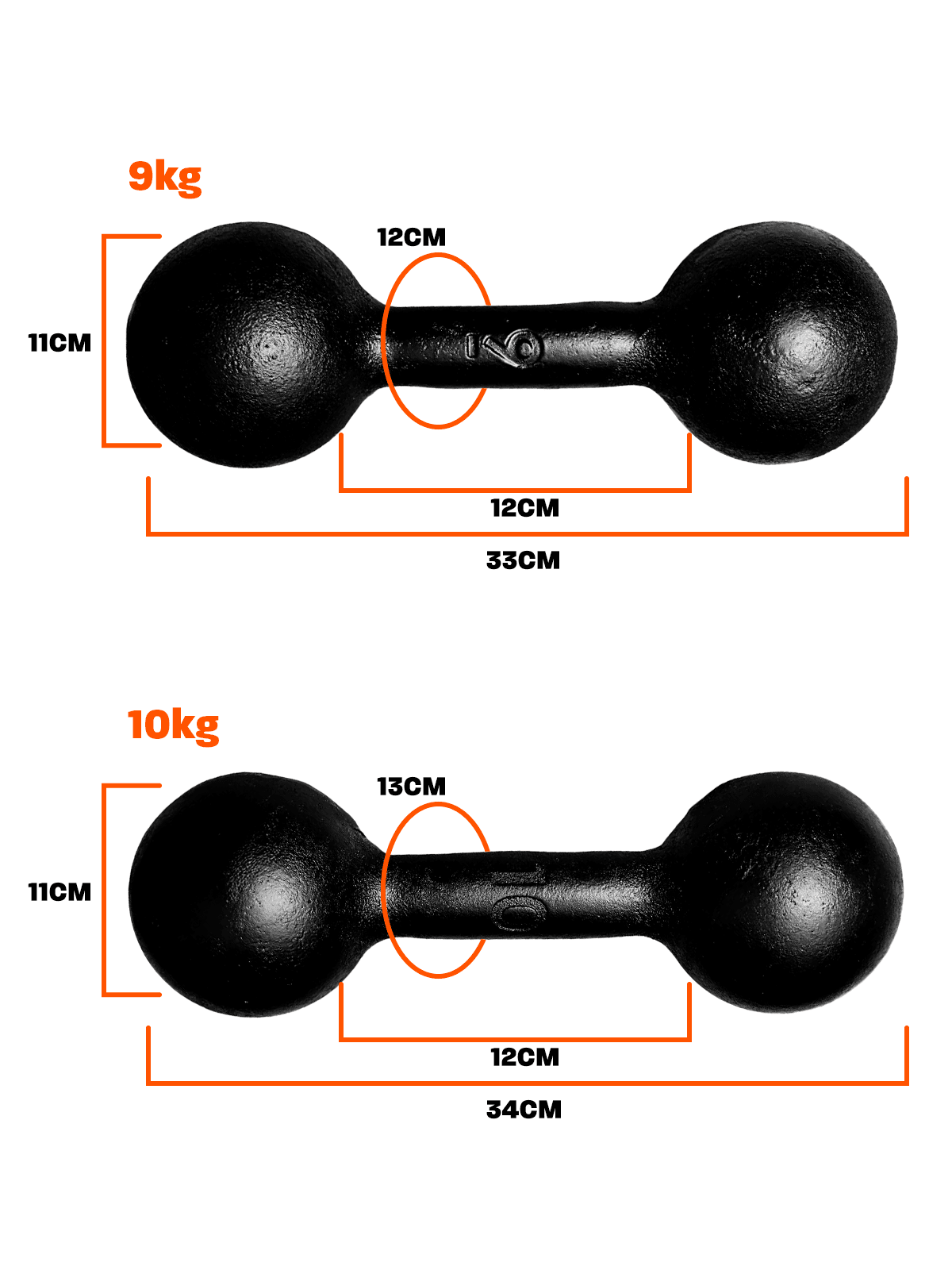 Halter Dumbbell Bola Pintado - Imagem 11