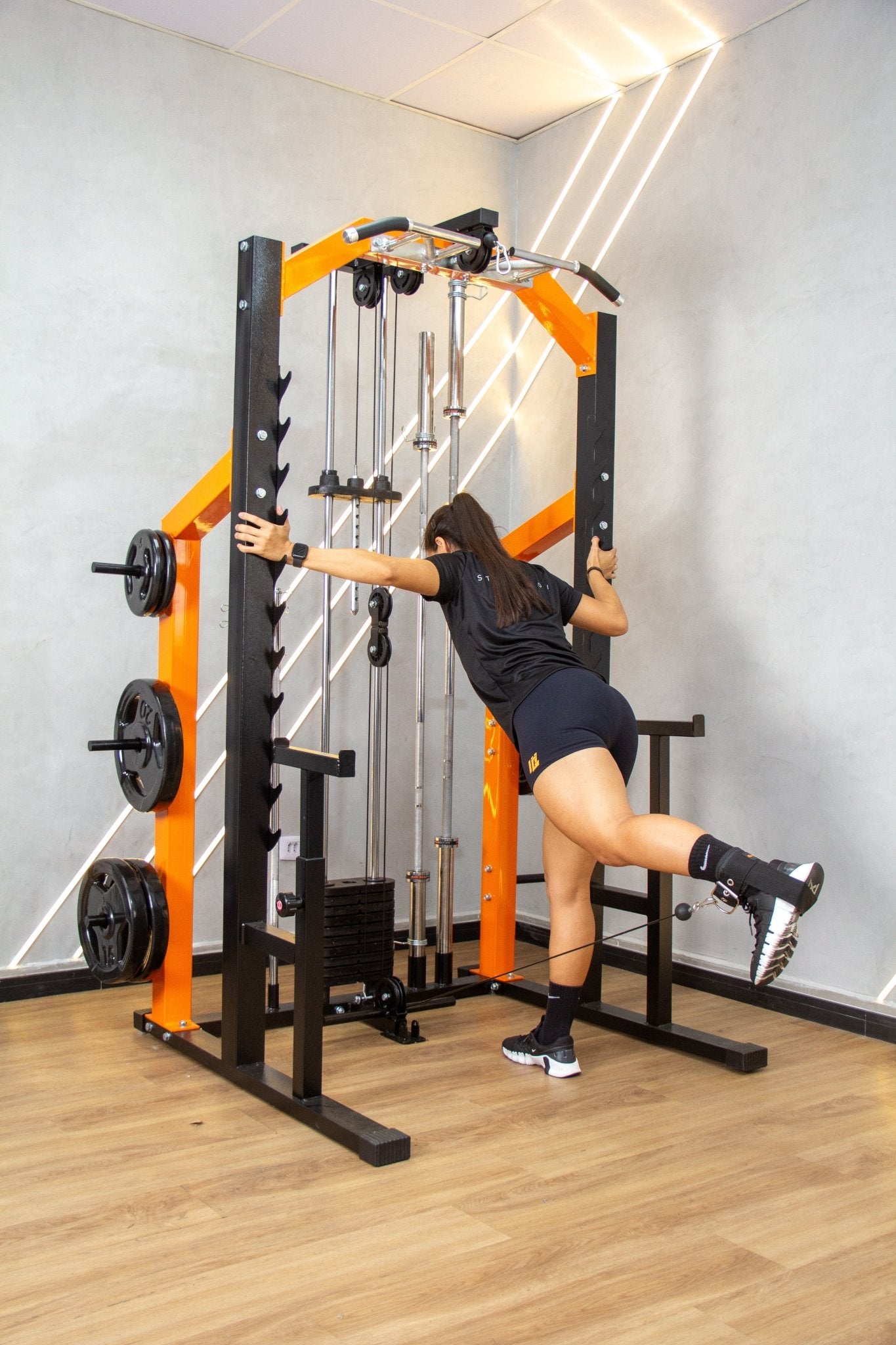 Tornozeleira Puxador Com Argolas Para Polia - Imagem 3