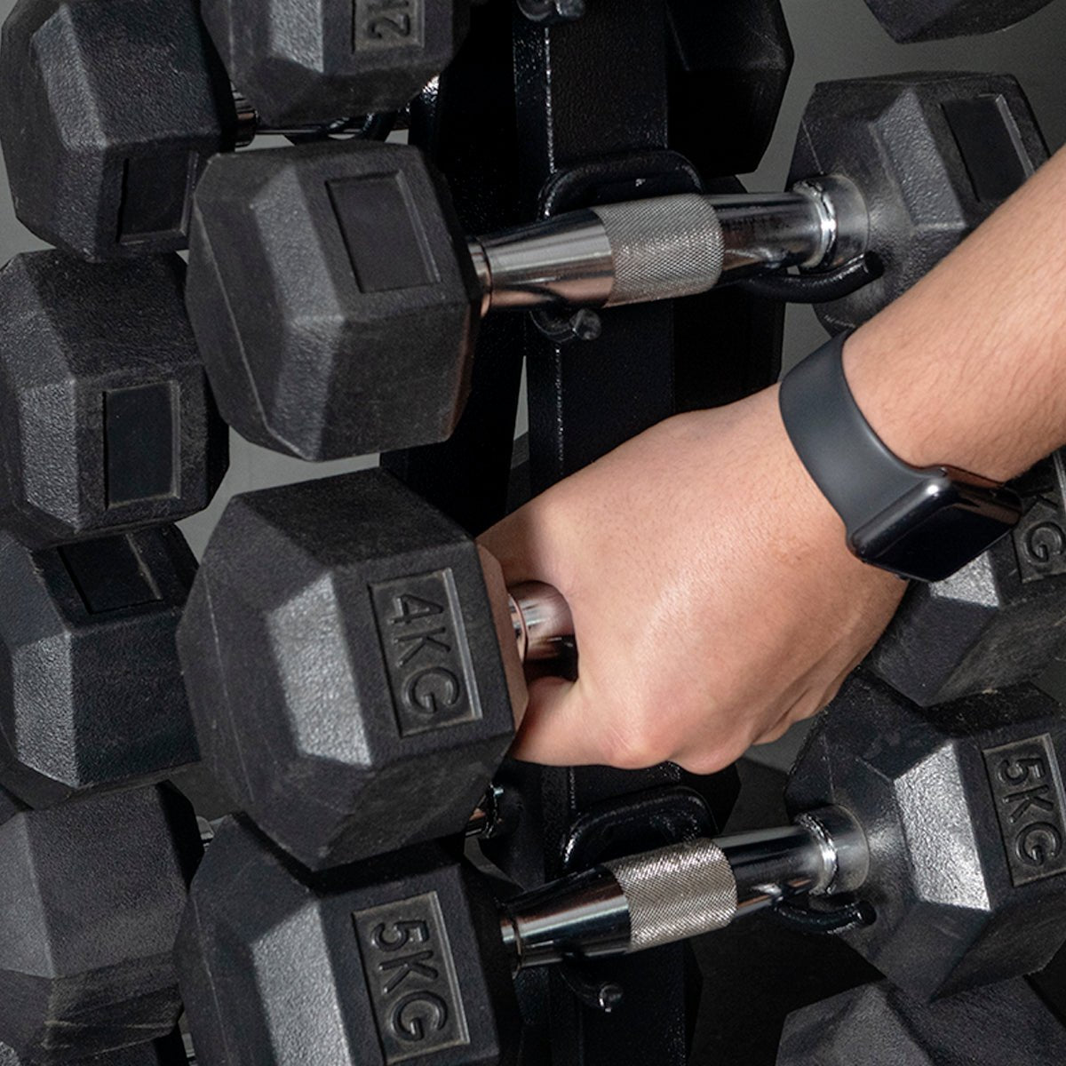 SUPORTE TORRE EXPOSITOR PARA 20 HALTERES DE 01KG A 10KG - Imagem 8