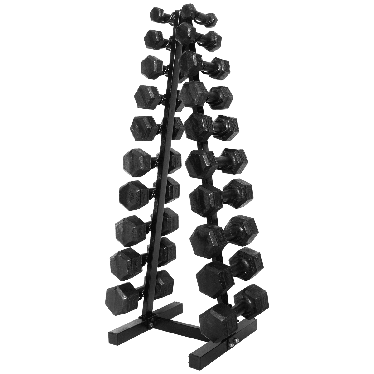 SUPORTE TORRE EXPOSITOR PARA 20 HALTERES DE 01KG A 10KG - Imagem 11