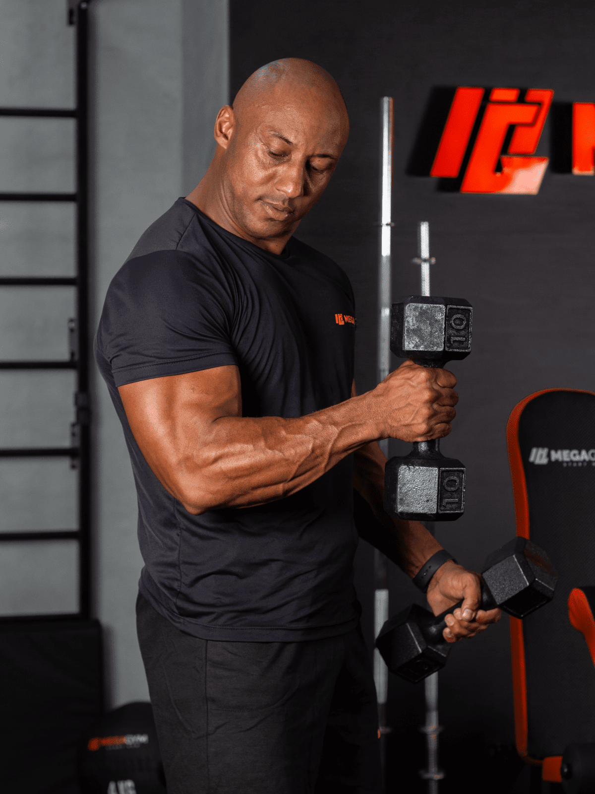 Halter Dumbbell Sextavado Pintado - Imagem 4