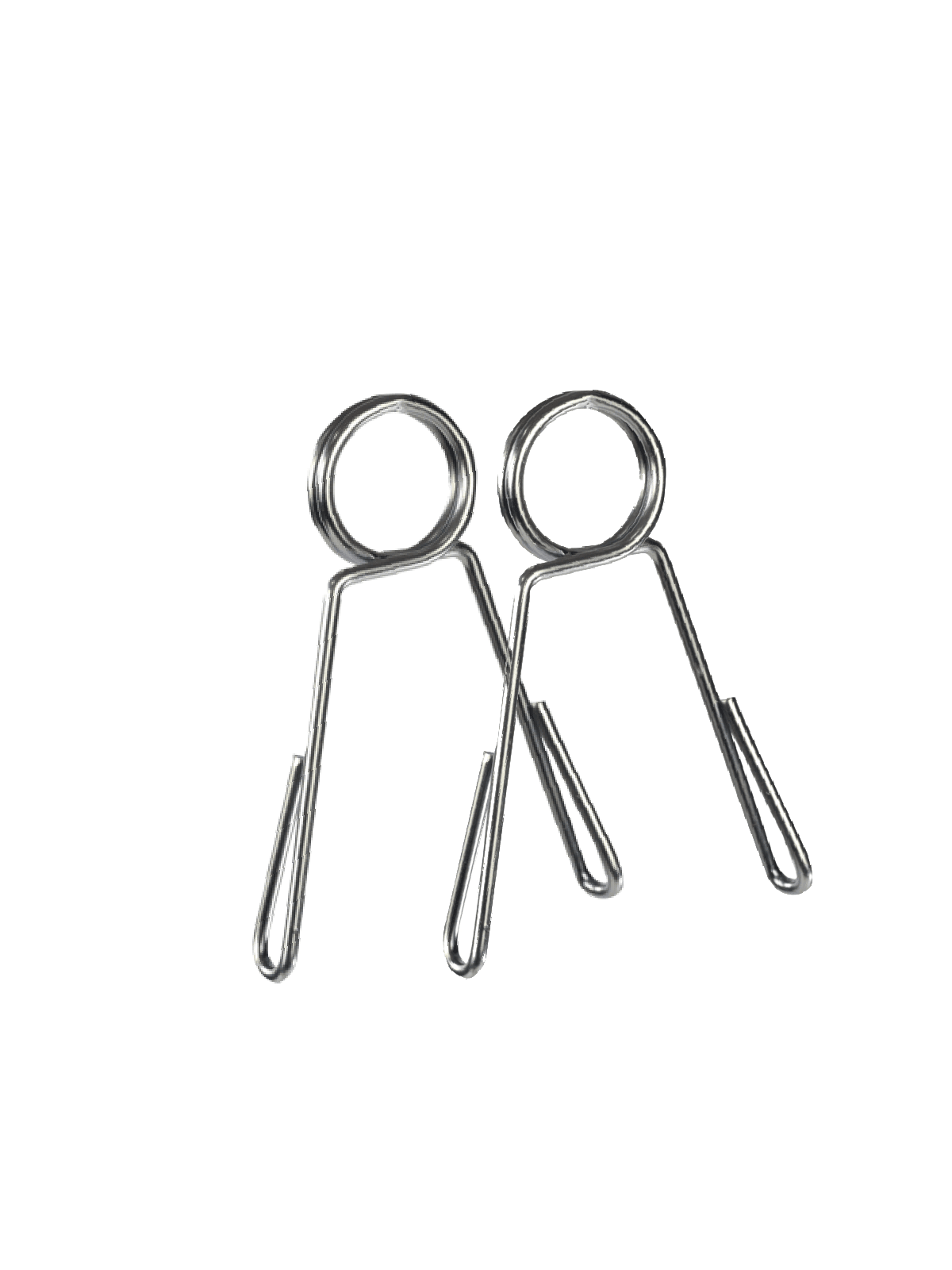 Presilha Zincada Para Barra de Musculação E Halteres - Imagem 1