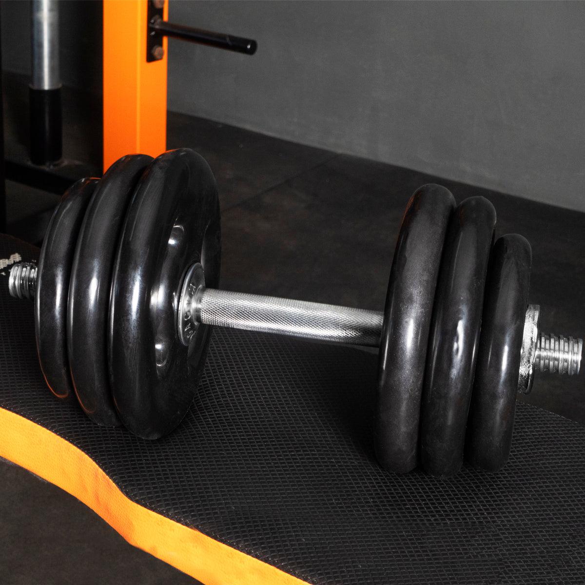 Kit Treino Com Barra W + Par Halter Barra 35cm - Imagem 9