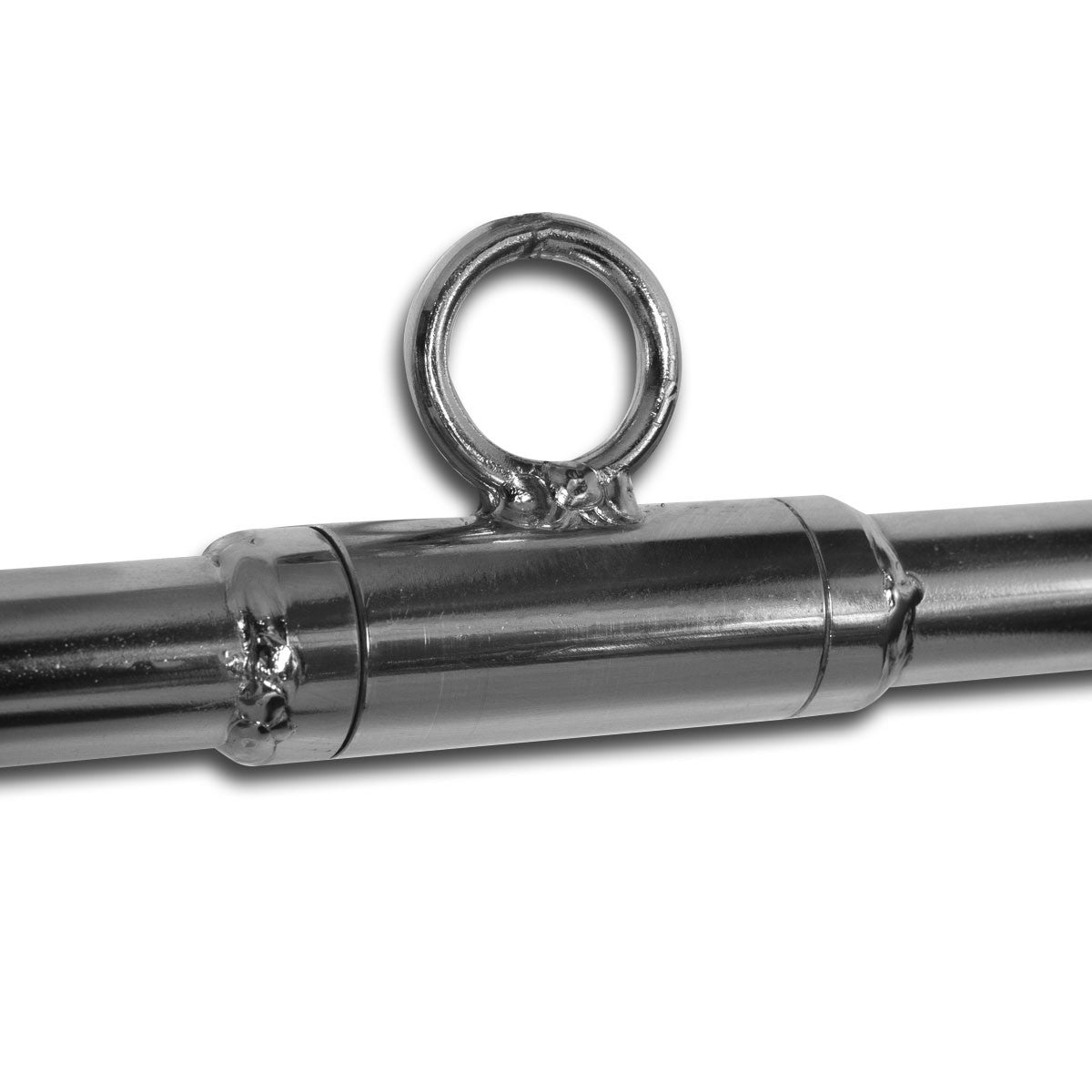 Puxador Pulley 97cm Curvado Articulado Cromado e Pegada Emborrachada - Imagem 6