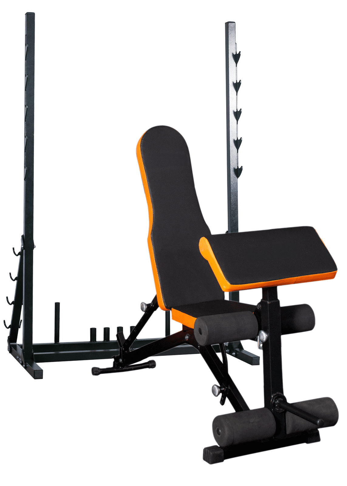 Banco Regulável 10x1 com Cadeira Extensora + Scott + Rack Agachamento - Imagem 12