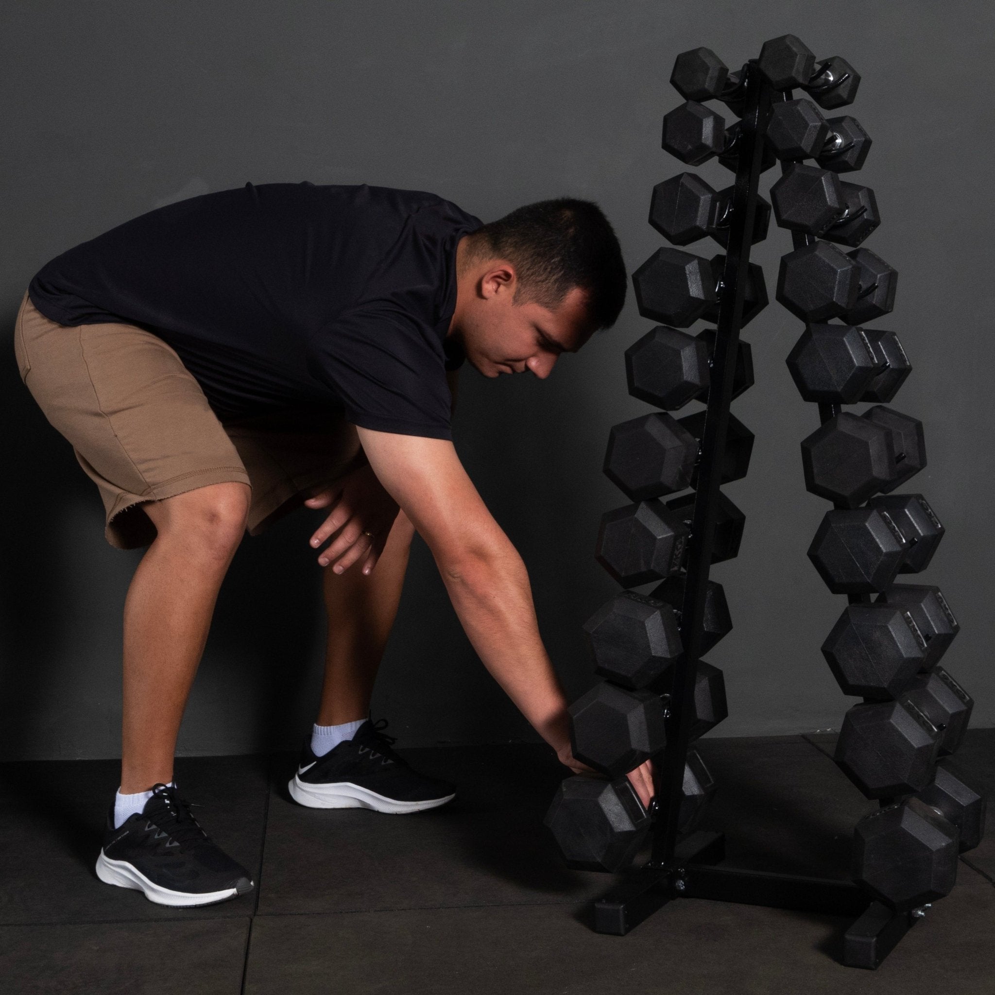 SUPORTE TORRE EXPOSITOR PARA 20 HALTERES DE 01KG A 10KG - Imagem 6