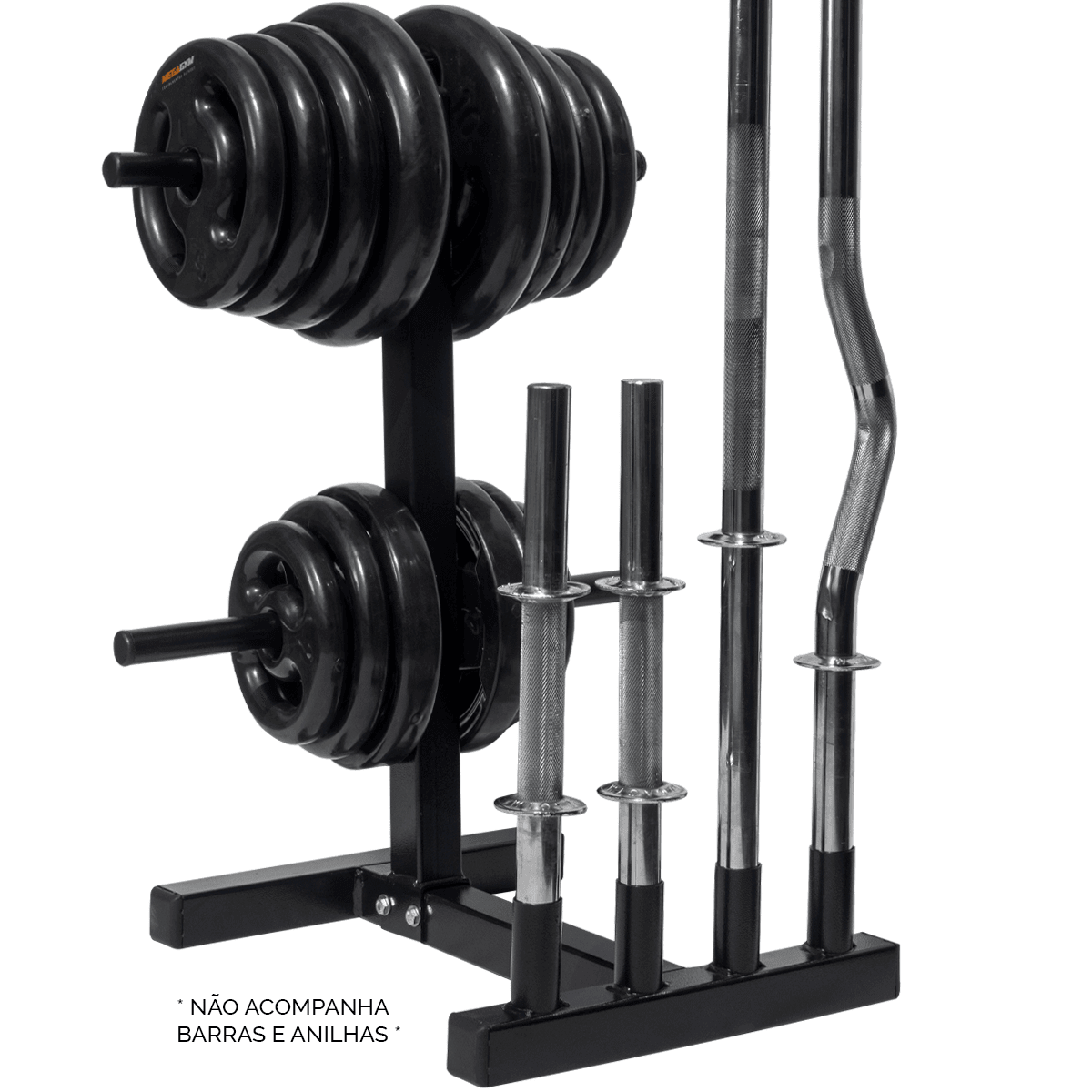 Suporte Profissional P/ Barras E Anilhas 300kg - Imagem 7