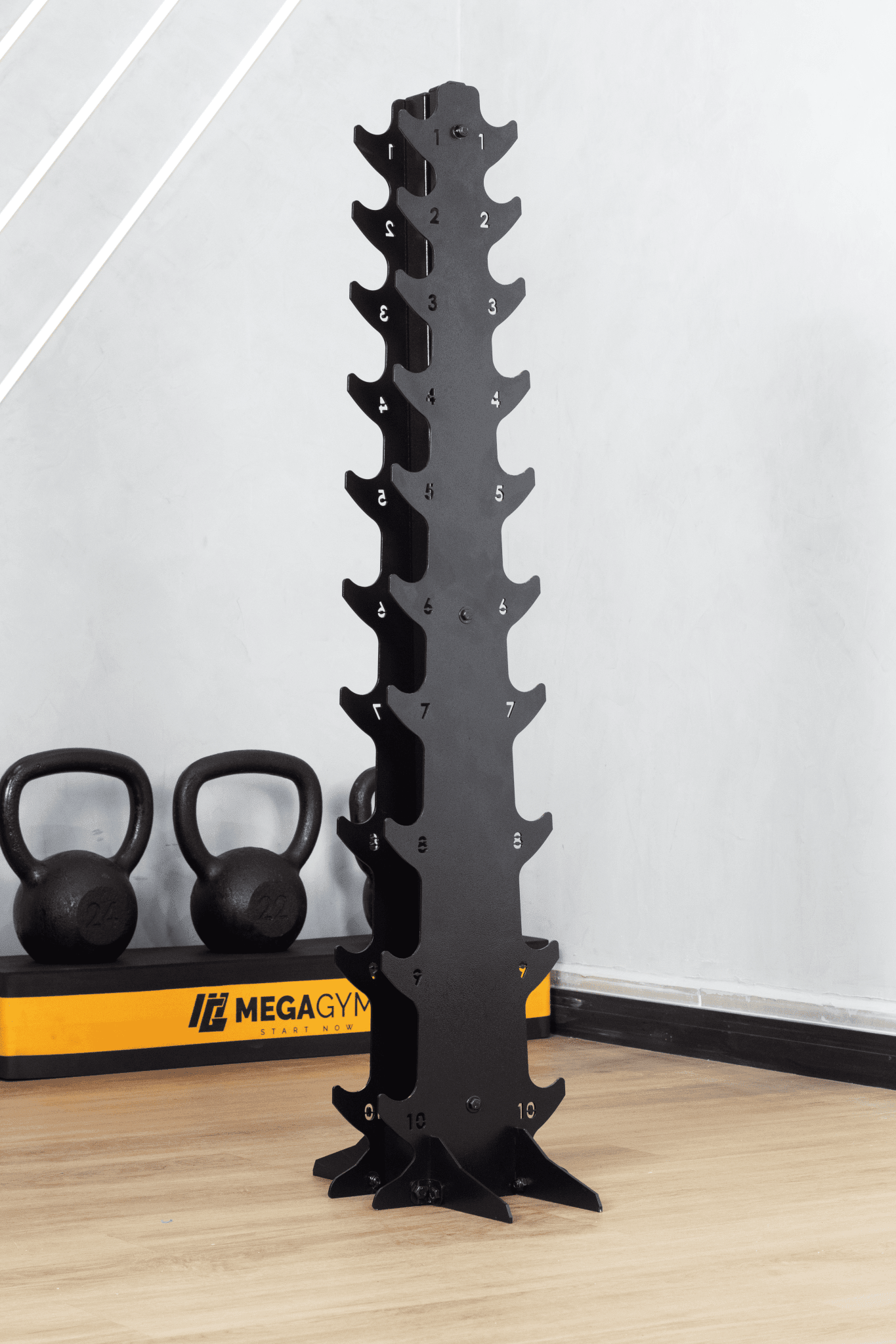 Torre Expositora Profissional para 20 Halteres de 01 A 10KG - Imagem 2