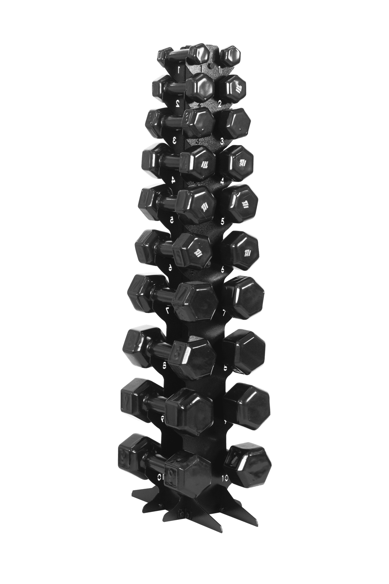 Torre Expositora Profissional para 20 Halteres de 01 A 10KG - Imagem 1