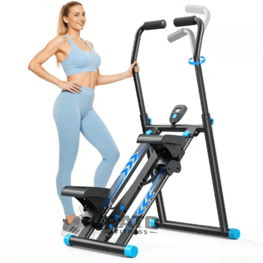 Simulador de Escada Vertical Dobrável Compacto 2 em 1 - Preto - Imagem 2