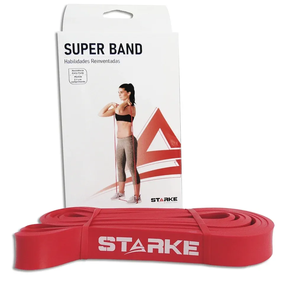 Super Band Starke Média 2.1 Vermelho - Exercício Funcional - Imagem 2